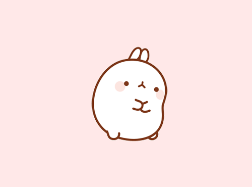 Анимация Molang rabbit / Кролик Моланг делает зарядку, гифка Molang rabbit / Кролик Моланг делает зарядку
