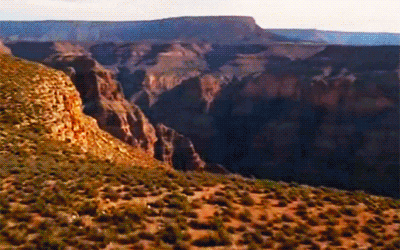 Анимация Вид на Большой каньон / Великий каньон / Гранд-Каньон / Grand Canyon, гифка Вид на Большой каньон / Великий каньон / Гранд-Каньон / Grand Canyon