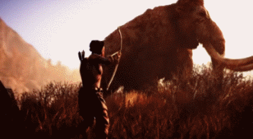 Анимация Игра Far Cry: Primal, охота и выживание в каменном веке, гифка Игра Far Cry: Primal, охота и выживание в каменном веке