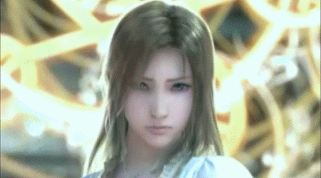 Анимация Два воина парень и девушка, магия света и хаоса, из игры Final Fantasy, гифка Два воина парень и девушка, магия света и хаоса, из игры Final Fantasy