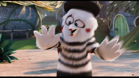 Анимация Мим в The Angry Birds Movie