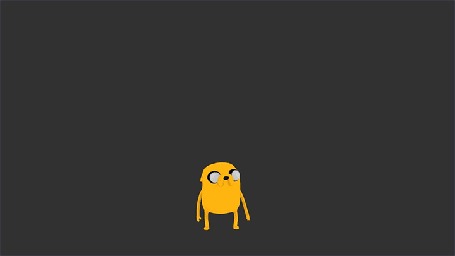 Анимация Джейк из мультсериала Время Приключений / Adventure Time