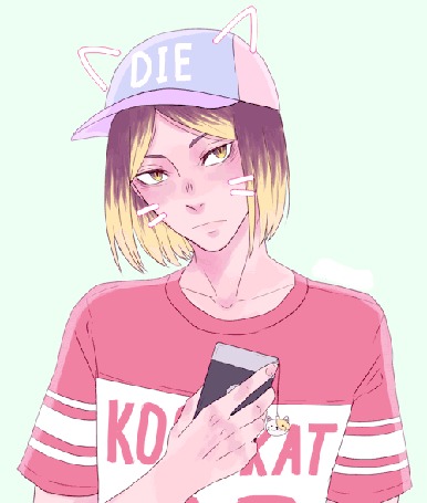 Анимация Кэнма Козумэ / Kenma Kozume из аниме Волейбол! / Haikyuu!
