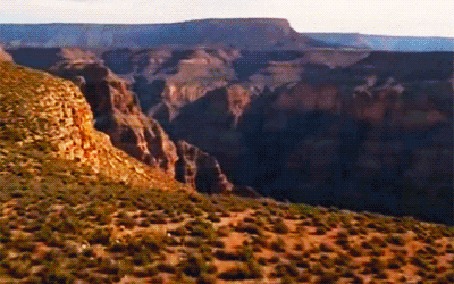 Анимация Вид на Большой каньон / Великий каньон / Гранд-Каньон / Grand Canyon