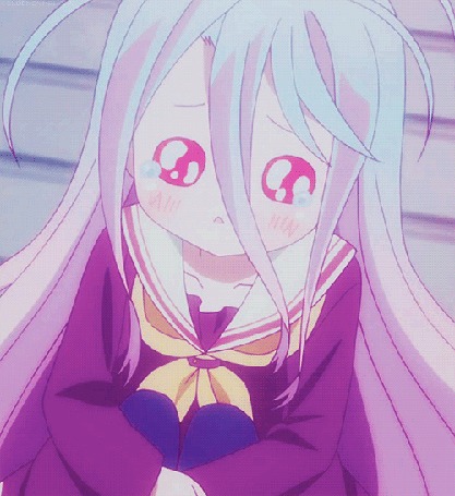 Анимация Cиро / Shiro из аниме Нет игры - нет жизни / No Game No Life