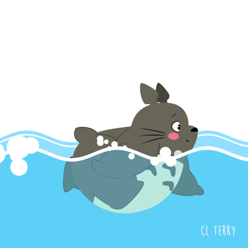 Анимация Totoro / Тоторо из аниме Tonari no Totoro / Мой сосед Тоторо, by CL Terry, гифка Totoro / Тоторо из аниме Tonari no Totoro / Мой сосед Тоторо, by CL Terry