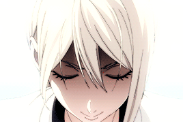 Анимация Элис Накири / Alice Nakiri поднимает голову, эпизод из Shokugeki no Soma, гифка Элис Накири / Alice Nakiri поднимает голову, эпизод из Shokugeki no Soma