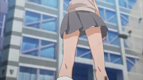 Анимация Персонаж аниме Misaka Mikoto / Мисака Микото девушка делает магический прием, гифка Персонаж аниме Misaka Mikoto / Мисака Микото девушка делает магический прием