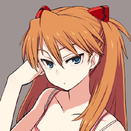 Гиф анимация Sohryu Asuka Langley / Аска Лэнгли Сорью из аниме Neon GenesisEvangelion / Евангелион