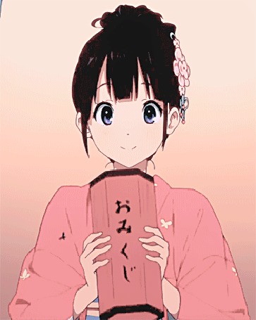 Анимация Эру Читанда / Eru Chitanda из аниме Хека / Hyouka