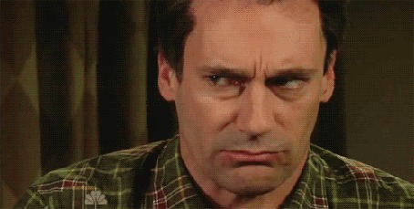 Анимация Jon Hamm / Джон Хэмм — американский актер строит забавные гримасы