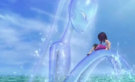 Анимация Морская фея поднимает Океану над водой, аниме Magic Wonderland / Волшебная страна, 2014