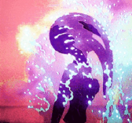 Анимация Ариэль отряхивает волосы, мультфильм The Little Mermaid / Русалочка
