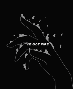 Анимация Нарисованная рука в огне на черном фоне (Ive got fire / У меня есть огонь), гифка Нарисованная рука в огне на черном фоне (Ive got fire / У меня есть огонь)