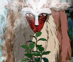 Анимация Дух леса из аниме Mononoke-hime / Принцесса Мононоке, гифка Дух леса из аниме Mononoke-hime / Принцесса Мононоке