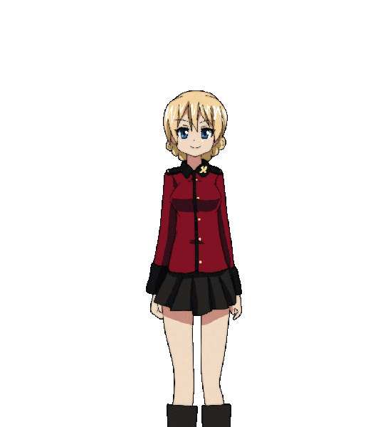Анимация Персонаж darjeeling, автор hangaku, гифка Персонаж darjeeling, автор hangaku