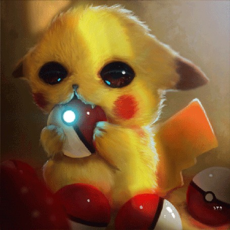 Анимация Пикачу / Pikachu из игры Покемон / Pokemon, by SarwarZahirKhan