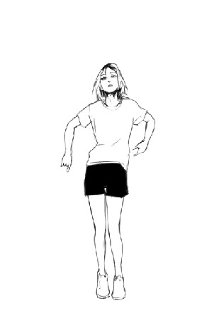 Анимация Танцующий Кэнма Козумэ / Kenma Kozume из аниме Волейбол! / Haikyuu!