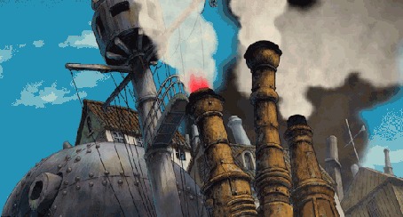 Анимация Howls moving castle / Ходячий замок Хаула из аниме Howls moving castle / Ходячий замок Хаула