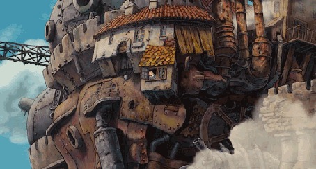 Анимация Howls moving castle / Ходячий замок Хаула из аниме Howls moving castle / Ходячий замок Хаула