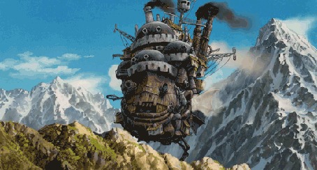 Анимация Howls moving castle / Ходячий замок Хаула из аниме Howls moving castle / Ходячий замок Хаула