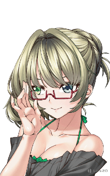 Анимация Персонаж Kaede Takagaki, автор merufena, гифка Персонаж Kaede Takagaki, автор merufena