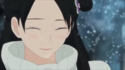 Анимация Kuronuma Sawako / Куронума Савако из аниме Kimi ni Todoke / Дотянуться до тебя, гифка Kuronuma Sawako / Куронума Савако из аниме Kimi ni Todoke / Дотянуться до тебя