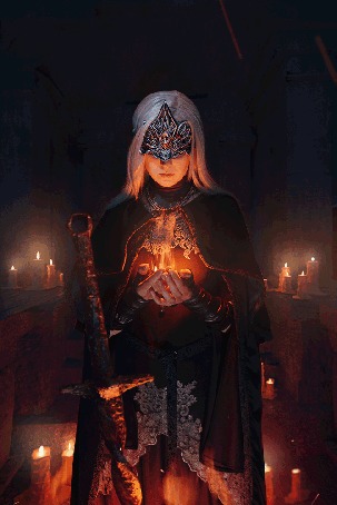 Анимация Косплей хранитель огня, by ver1sa