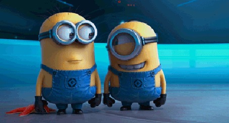 Анимация Minions / Миньоны Кевин и Боб смеются, мультфильм Minions / Миньоны