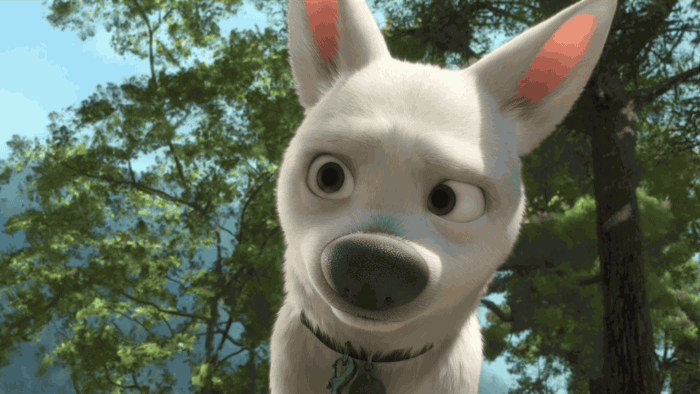 Анимация Пес Bolt / Вольт и его сменяющиеся эмоции, мультфильм Bolt / Вольт студии Disney / Дисней, гифка Пес Bolt / Вольт и его сменяющиеся эмоции, мультфильм Bolt / Вольт студии Disney / Дисней