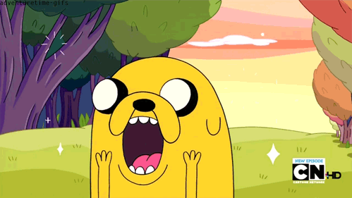 Анимация Пес Jake / Джейк из мультсериала Adventure Time / Время приключений, гифка Пес Jake / Джейк из мультсериала Adventure Time / Время приключений