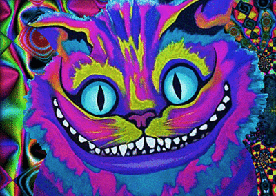 Анимация Психоделический Чеширский кот, Alice In Wonderland / Алиса в стране чудес, гифка Психоделический Чеширский кот, Alice In Wonderland / Алиса в стране чудес