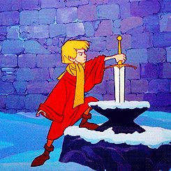Анимация 11-летний оруженосец по прозвищу Клоп вытаскивает меч из камня, мультфильм The Sword in the Stone / Меч в камне, гифка 11-летний оруженосец по прозвищу Клоп вытаскивает меч из камня, мультфильм The Sword in the Stone / Меч в камне