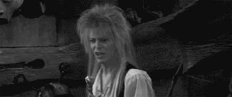 Анимация Jareth, Король Гоблинов / David Bowie в фильме Labyrinth / Лабиринт