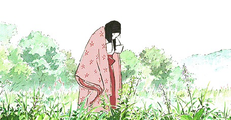 Анимация Принцесса с платком, аниме The Tale of Princess Kaguya / Сказание о принцессе Кагуя