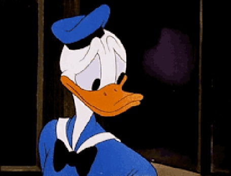 Анимация Дональд важно вышагивает, отмахиваясь от всех, мультфильм Donald Duck / Дональд Дак