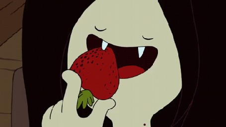 Анимация Marceline / Марселин из мультсериала Adventure time / Время Приключений