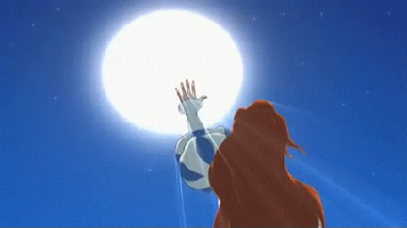 Анимация Грета из мультика Карлик Нос