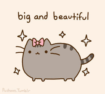Анимация Кот Пушин / Pusheen с бабочкой в лучах славы (big and beautiful / большой и прекрасный), гифка Кот Пушин / Pusheen с бабочкой в лучах славы (big and beautiful / большой и прекрасный)