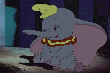 Анимация Слон веселится, пуская пузыри, мультфильм Dumbo / Дамбо, гифка Слон веселится, пуская пузыри, мультфильм Dumbo / Дамбо