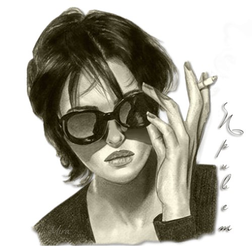 Анимация Monica Bellucci / Моника Беллучи приподнимает очки и курит, (Привет), by Mira, гифка Monica Bellucci / Моника Беллучи приподнимает очки и курит, (Привет), by Mira