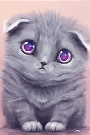 Анимация Espurr / Эспур из игры Pokemon / Покемон, by Muns11