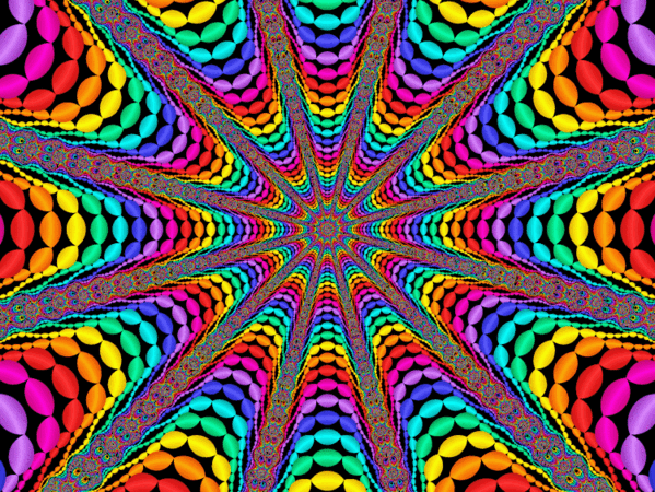Анимация Разноцветный абстрактный зацикленный рисунок, гифка Разноцветный абстрактный зацикленный рисунок