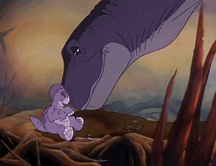 Анимация Кадры из мультфильма The Land Before Time / Земля до начала времен, гифка Кадры из мультфильма The Land Before Time / Земля до начала времен