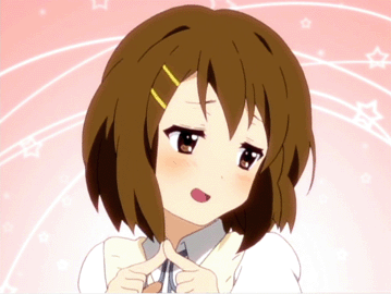 Анимация Смущенная Хирасава Юи-тян / Yui Hirasawa что-то говорит, кадры из аниме Клуб легкой музыки / Легкая музыка / Кэйон! / K-On!, гифка Смущенная Хирасава Юи-тян / Yui Hirasawa что-то говорит, кадры из аниме Клуб легкой музыки / Легкая музыка / Кэйон! / K-On!