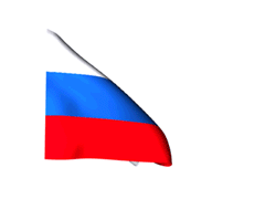 Анимация Развевающийся флаг России на белом фоне, гифка Развевающийся флаг России на белом фоне