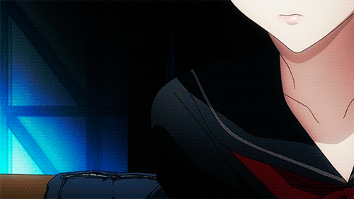 Анимация Юко Каноэ / Yuuko Kanoe из аниме Амнезия сумеречной девы / Tasogare Otome x Amnesia, гифка Юко Каноэ / Yuuko Kanoe из аниме Амнезия сумеречной девы / Tasogare Otome x Amnesia