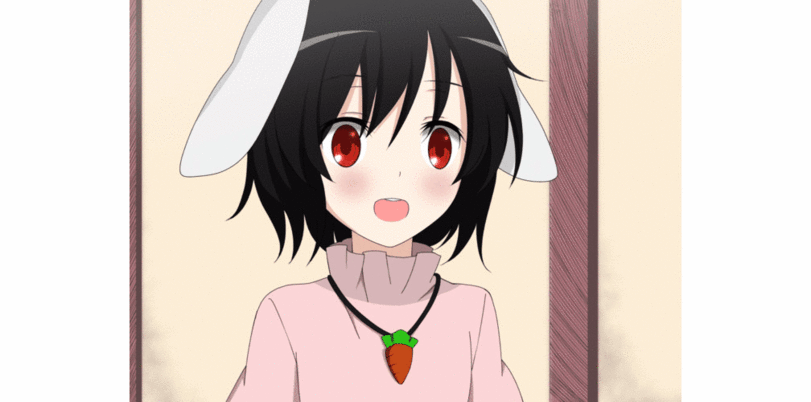 Анимация Теви Инаба / Tewi Inaba из аниме Мечты летних дней / Touhou Niji Sousaku Doujin Anime: Musou Kakyou, гифка Теви Инаба / Tewi Inaba из аниме Мечты летних дней / Touhou Niji Sousaku Doujin Anime: Musou Kakyou