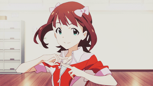 Анимация Харука Амами / Haruka Amami из аниме Идолмастер Ксеноглоссия / iDOLM@STER Xenoglossia, гифка Харука Амами / Haruka Amami из аниме Идолмастер Ксеноглоссия / iDOLM@STER Xenoglossia