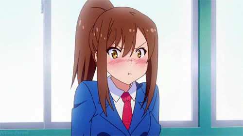 Анимация Нанами Аояма / Nanami Aoyama из аниме Кошечка из Сакурасо / Sakurasou no Pet na Kanojo, гифка Нанами Аояма / Nanami Aoyama из аниме Кошечка из Сакурасо / Sakurasou no Pet na Kanojo